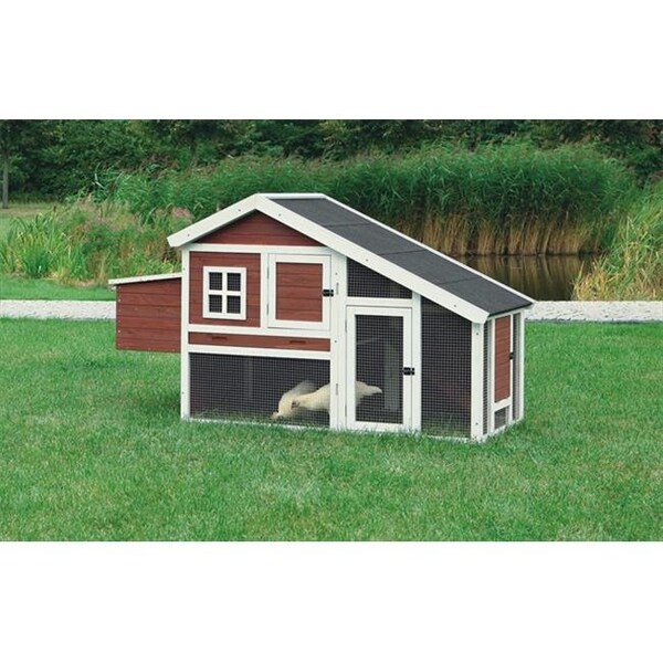 Trixie Pet Products TRIXIE Pet Products 55960 Chicken Coop With A View; Brown-White 55960 - main